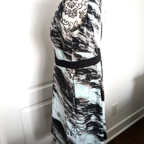 Ricki's fit'n'flare sleeveless v-neck dress, fully lined with POCKETS!! - Picture 3 of 13